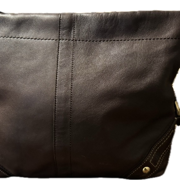 Coach Brown Napa Leather Carly Bag - Picture 4 of 11